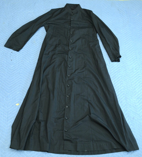 + Used Loose Black Cassock + 61" + (V726) Chalice Co.