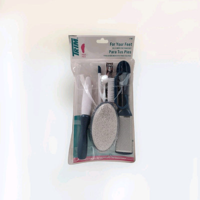 Professional Quality COMPLETE PERSONAL PEDICURE 6 pc Gift Set Kit for Feet Care