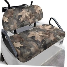 2 Piece Golf Seat Covers for Cart Golf Cartseatcover Branch Camo Hunting