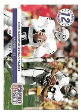 KEN STABLER TODD MARINOVICH 1992 PRO SET MN CARD NEAR MINT+ CONDITION