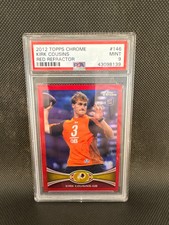 2012 Topps Chrome Kirk Cousins Red Refractor PSA 9