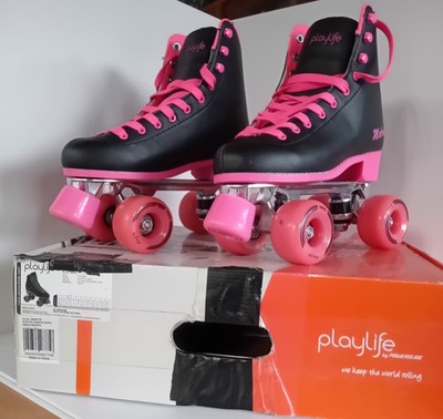 Rollschuhe/Roller Skates  Fabrikat Playlife Melrose Gr.38 schwarz- pink