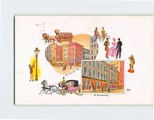 Postcard The Berghoff Restaurant Chicago Illinois USA