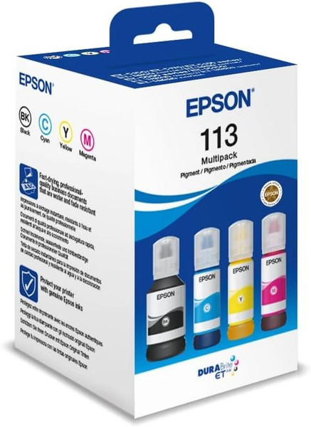 Epson 113 / T06B6 / C13T06B640 Tinten Sparset Schwarz, Cyan, Magenta, Gelb (4 St-image