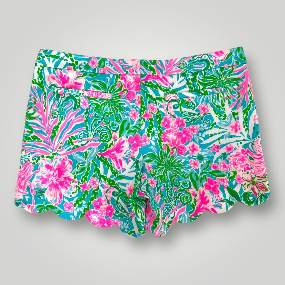 Corto tejido Lilly Pulitzer Buttercup para mujer 12 hojas de Amalfi It Wild floral nuevo con etiquetas $74 Foto 2 de 4