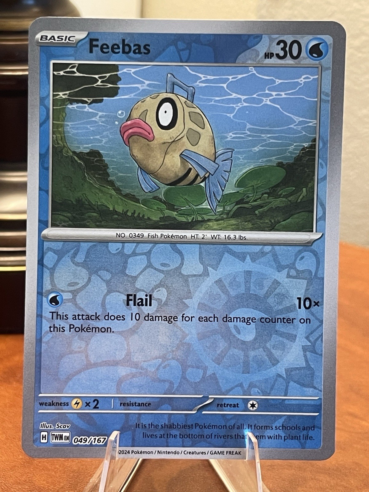 Feebas 049/167 Sv06: Twilight Masquerade Reverse Holo-LP