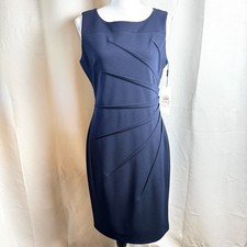 NWT Calvin Klein Womens Sz 10 Scuba-Crepe Sheath Dress Business Formal Wedding