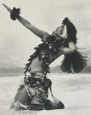 Lot of 2 Kim Taylor Reece Art of Hula Kahiko Framed Hawaii Photo