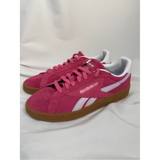 Reebok Club C Grounds Pink Suede Sneakers - UK Branding. New and unworn 