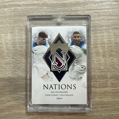 John Stones Kyle Walker  30/30 Ebay 1/1 Futera Patch Relic Game Worn