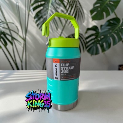 Stanley Iceflow Flip Straw Jug 64 oz Stainless Steel Insulated Water bottle NEW