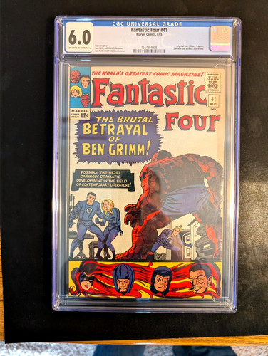Fantastic Four #41 Aug 1965, CGC 6.0 Stan Lee story, Kirby art