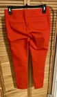Nwt LOFT Red Marisa Skinny Mid Rise Marisa Fit Ankle Size 0 Red Excellent — photo 5