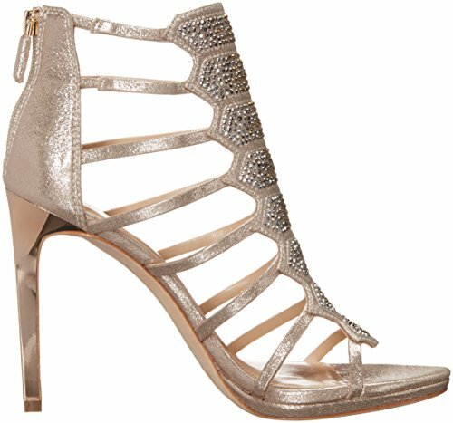 Imagine Vince Camuto Women's Gem Dress Sandal - High Heel With Ankle Wrap Stone Bracelet Strap