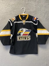 Colorado Eagles Minor League Hockey Team Jersey Youth S/M Black Pullover/100-63