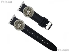 Marine Corps Metal Badge Band for Apple Watch Ultra 2 49mm 9 8 Series 41mm 45mm