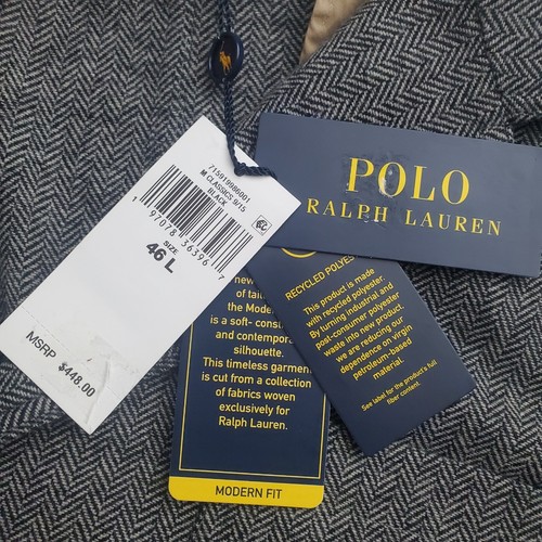 🔥$448🔥Abrigo deportivo moderno de espiga Polo Ralph Lauren para hombre - Imagen 7 de 9