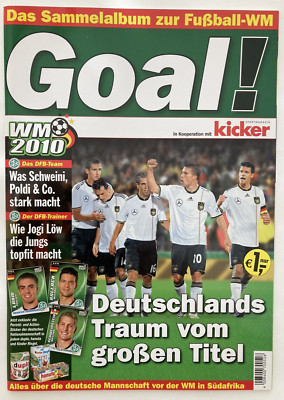 Duplo & Hanuta Sammelbilderalbum ''Goal! WM 2010'', Leeralbum plus Bildersatz