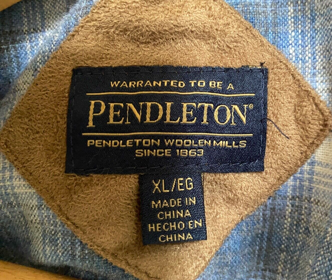 Pendleton Full Zip Fluffy Lined Jacket Women's XL… - image 6