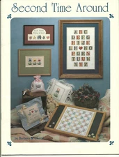 Second Time Around Country Mix Counted Cross Stitch Pattern Leaflet samplers cat