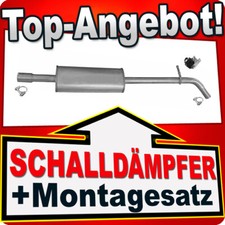 Mittelschalldämpfer für RENAULT CLIO IV 1.2 i 16V Auch LPG, VAN Auspuff