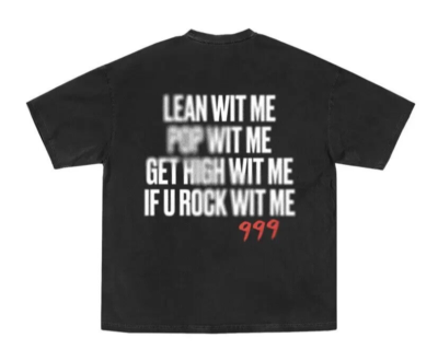 Juice WRLD Lean Wit Me T-Shirt Tee Size Medium Goodbye & Good