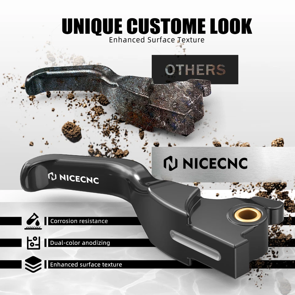 Palancas de embrague de freno CNC Shorty para Harley Forty Eight Dark Custom XL1200X 2014 Foto 4 de 4