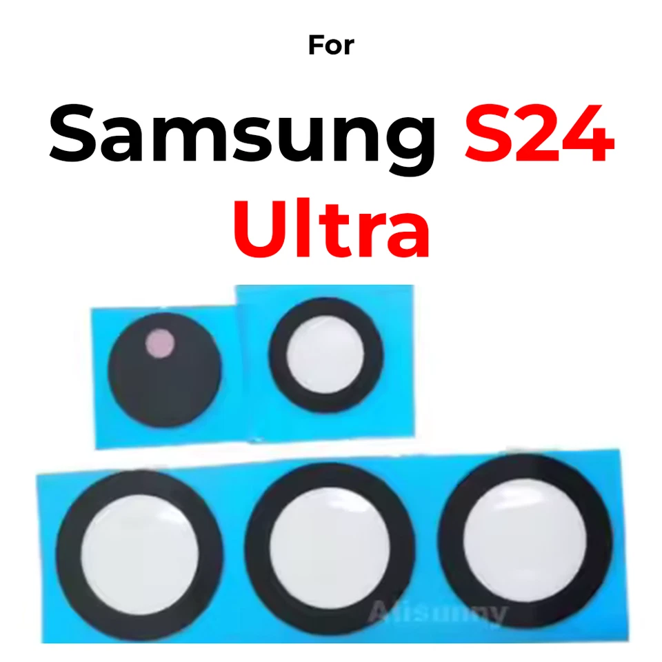 XOTEK Kamera Glas für Samsung Galaxy S24 Ultra Kameralinse Scheibe Camera Glass Lens