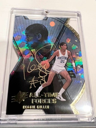 Reggie Miller 2013 UD All-time Greats SP AUTO Gold Ink Pacers HOF UCLA Free Ship - Picture 4 of 12