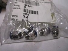 1/4" Tube x 1/8" Male Universal Thread Nickel Plated Brass PTC Connector QTY 5