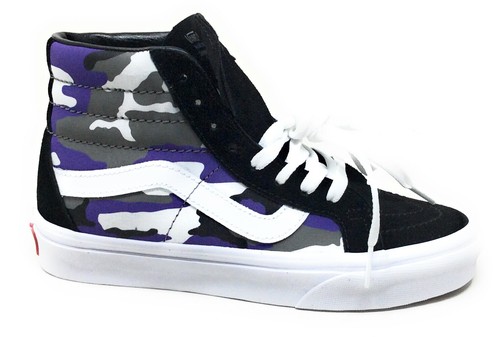 vans high tops purple camo