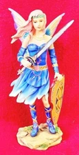 Blue Fairy Statue 6.5"H Fantasy Collectible Decorative Figurine RARE 38