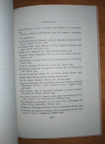 FELICE CHILANTI, Memorie scrittore partigiano in morte moglie. Vittorio Sereni - Picture 11 of 13