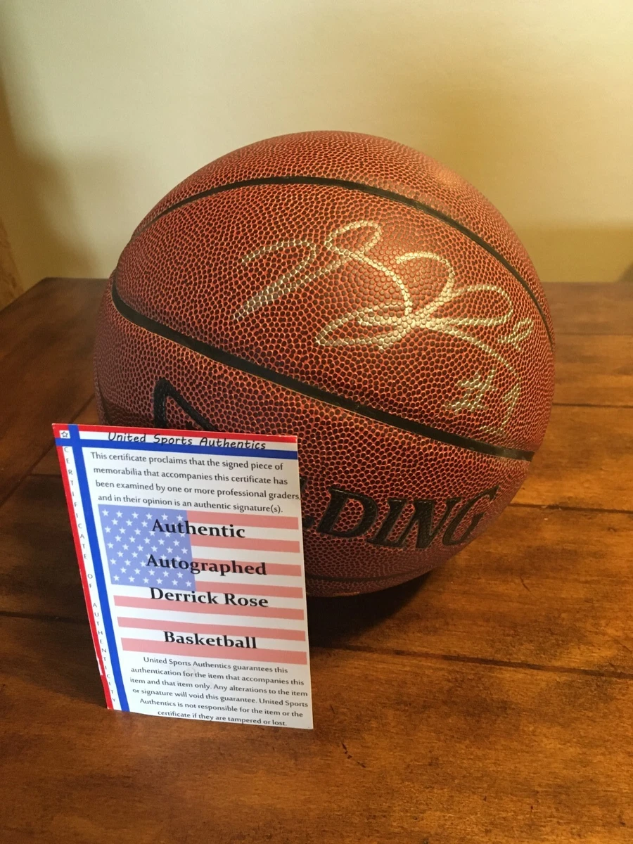 Derrick Rose Signed Basketball (Spalding NBA)