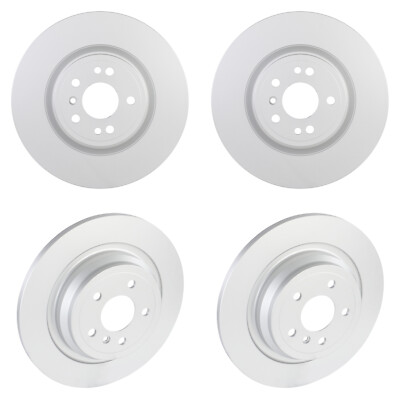 Bosch QuietCast Front Rear Rotors Disc Brake Pad Kit For Mercedes X166 GLE350