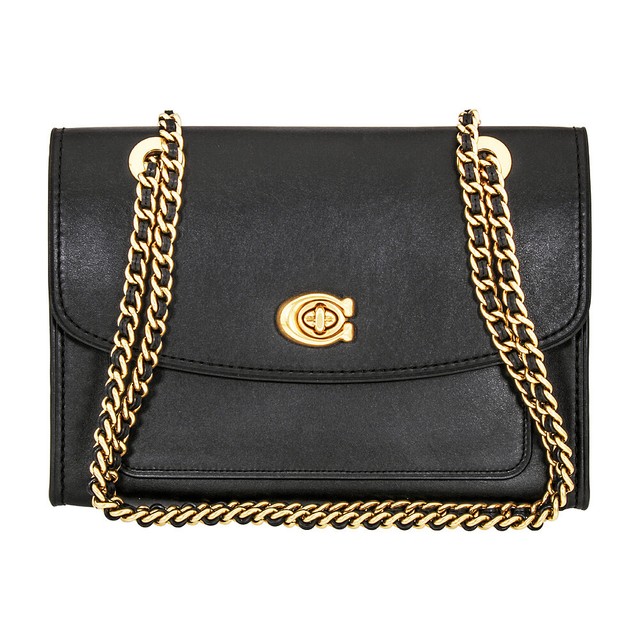 coach black parker bag
