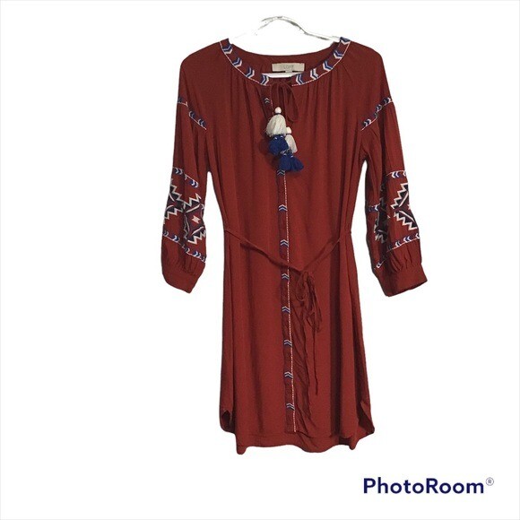 Loft Embroidered Dress | eBay