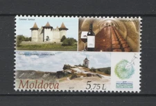 Moldova 2017 UN Tourism, Wine, Church, Castle MNH stamp