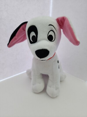 Disney 101 Dalmatians Patch Puppy Dog 11'' Plush Red Collar Dalmation