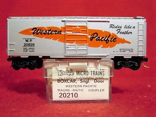 Coche de caja KD 20210 WESTERN PACIFIC 40' #20826 'Rides like a Feather' 'NUEVO' ESCALA N | Zustand: New