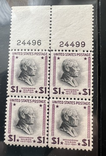 1938 US 832 And 833 Block Stamps # 24496,2449 & 23479,23477 MNH OG - Picture 2 of 5