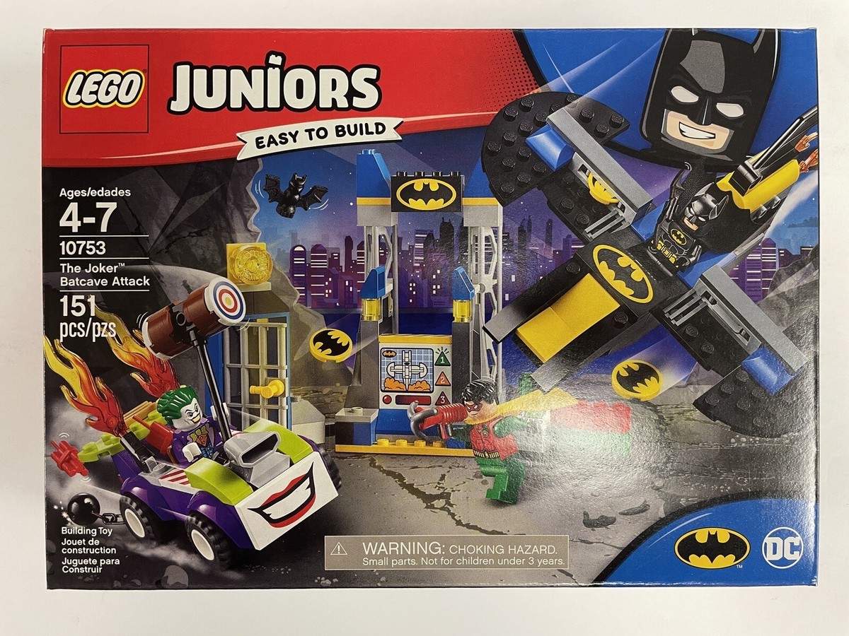 LEGO The Joker Batcave Attack Juniors Super Heroes Batman 10753