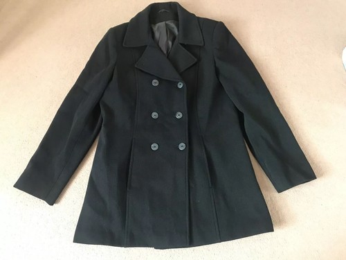 Dorothy Perkins Black Coat Size 12 