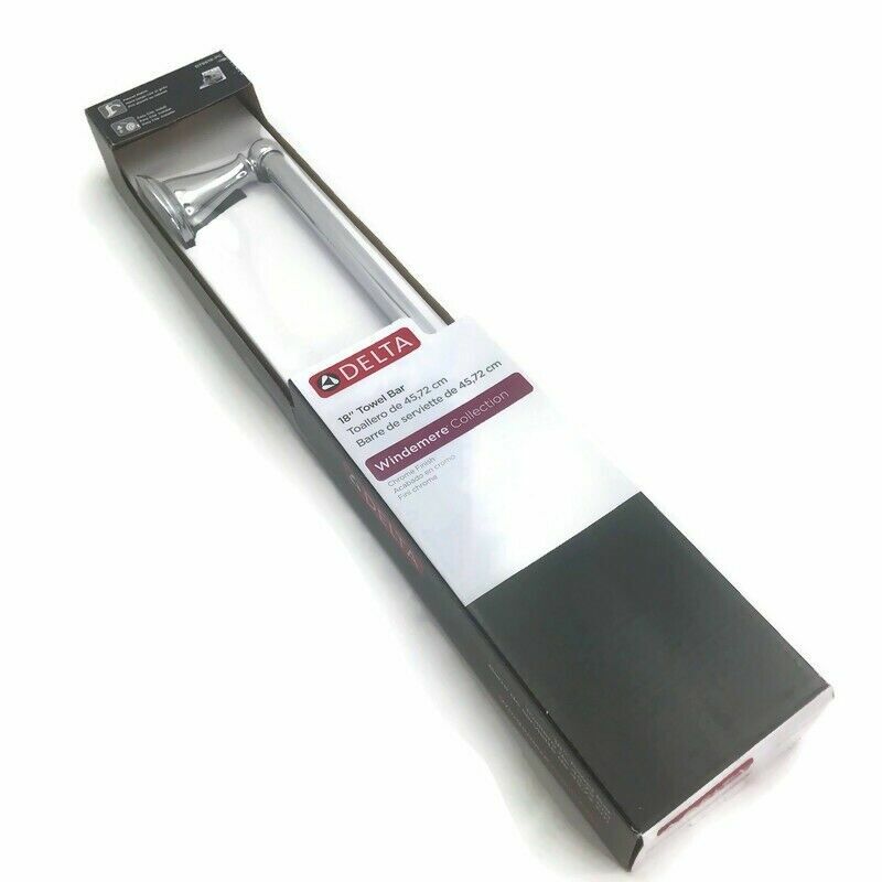 D79618-PC Windmere Bath 18" Towel Bar Polished Chrome Finish