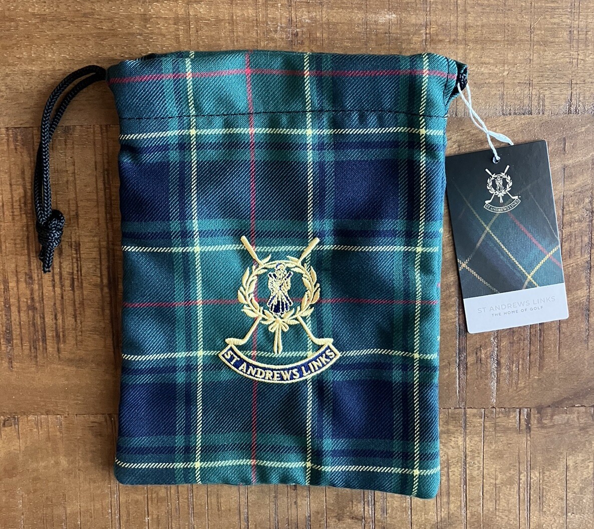 Links- Old Course - Tartan Valuables Pouch!