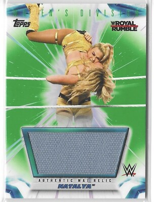 2021 Topps WWE Women's Division Royal Rumble Ring Mat Natalya Card /50