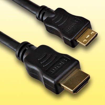 HDMI Kabel für Canon Powershot SX30 IS - Mini C - Länge 1,5m - vergoldet