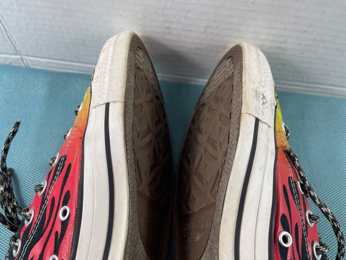 Converse Chuck Taylor All Star Sneakers Men 7M Flame Women 9 Shoes