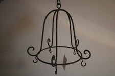 Kleine Krone z. Hängen♥Hängekrone, Kräuterkrone, Gartenkrone♥H 20 cm dunkelbraun