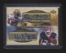 2007 UD MARSHAWN LYNCH-Reggie Bush DUAL RC AUTOGRAPH GOLD #ED 06/25 Hof rb Rare